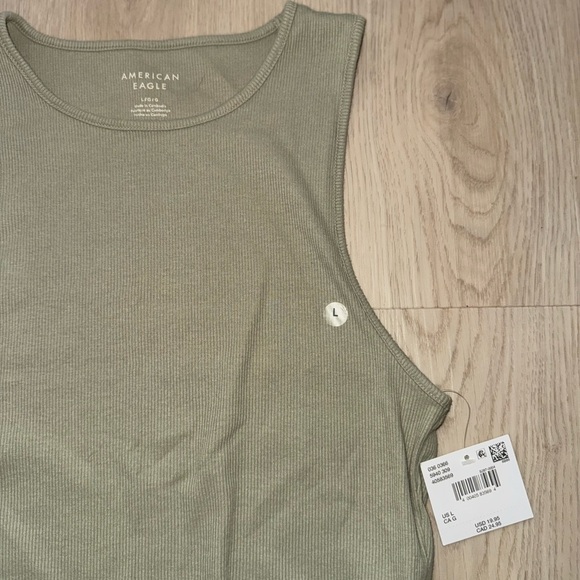 NWT American Eagle Olive Green Tank - Picture 2 of 2